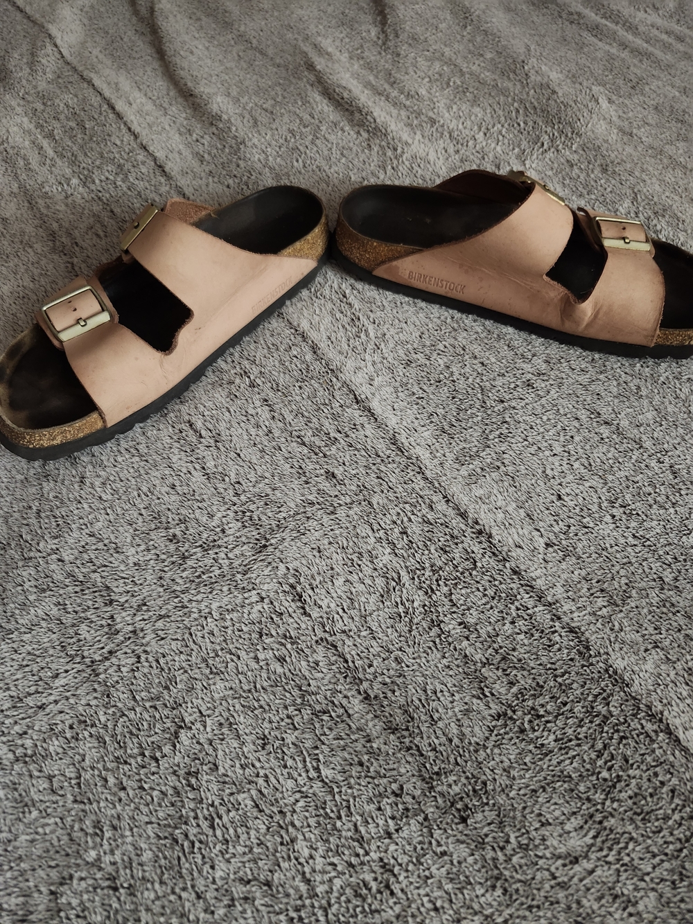 Birkenstock, Old Rose, 41 Soft Footbed, Narrow, Arizona, Premium Leather - Picture 3 of 11